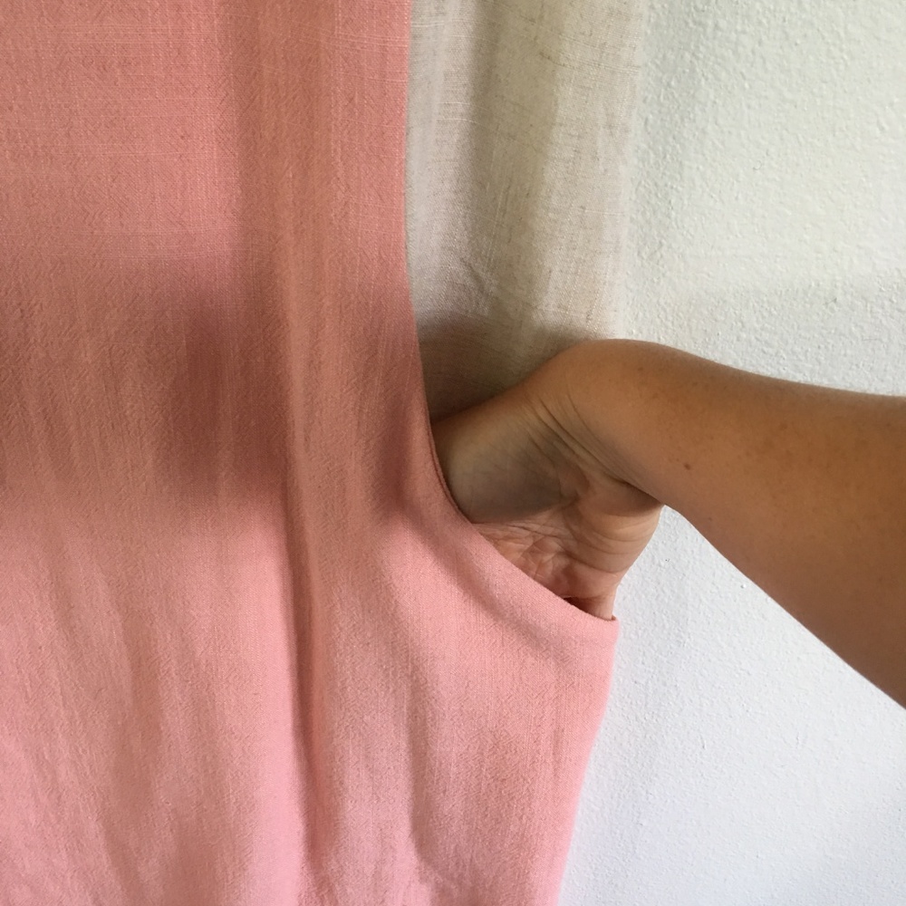 ROOLEE Pink Ella Mara Color Block Dress small - Picture 4 of 5